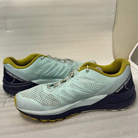 Salomon Vibe mint blue green sneakers size 8 worn only a few times - Picture 8 of 13